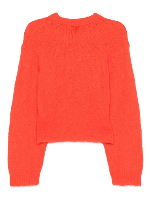 Alysi balloon-sleeve sweater - Red - zdjęcie produktu nr 2