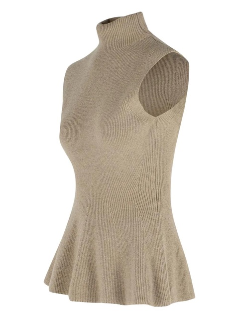 Róhe ribbed-knit tank top - Neutrals - zdjęcie produktu nr 2