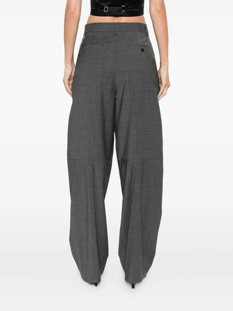 Alexander Wang pleated key-chain trousers - Grey - zdjęcie produktu nr 2