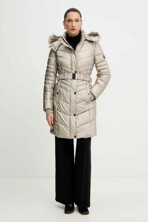 Morgan kurtka kolor beżowy zimowa GALEX1 - zdjęcie produktu nr 1