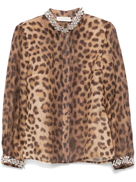 ZIMMERMANN Crush shirt - Brown - zdjęcie produktu nr 1