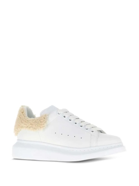 Alexander McQueen Oversized leather sneakers - White - zdjęcie produktu nr 2