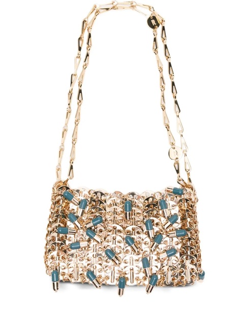 Rabanne pill-charm chain shoulder bag - Gold - zdjęcie produktu nr 1