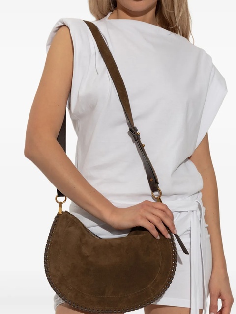 ISABEL MARANT Oskan suede shoulder bag - Brown - zdjęcie produktu nr 1