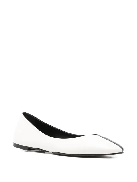 Jacquemus Ovalo two-tone ballet flats - Black - zdjęcie produktu nr 1