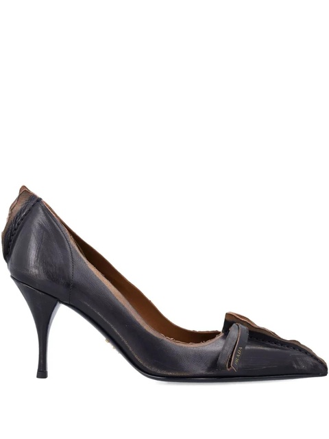 Prada 85mm pointed-toe heeled pumps - Black - zdjęcie produktu nr 1