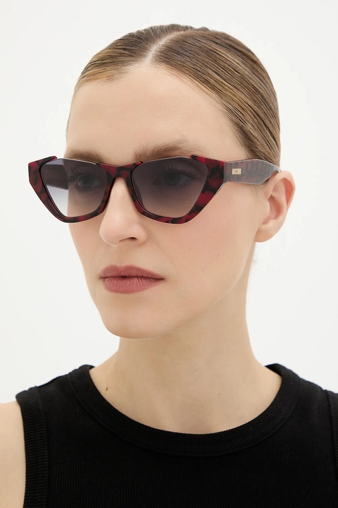 Moschino okulary przeciwsłoneczne damskie kolor bordowy MOS197/S - zdjęcie produktu nr 1