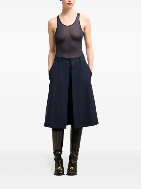 AMI Paris paneled knee-length shorts - Blue - zdjęcie produktu nr 1