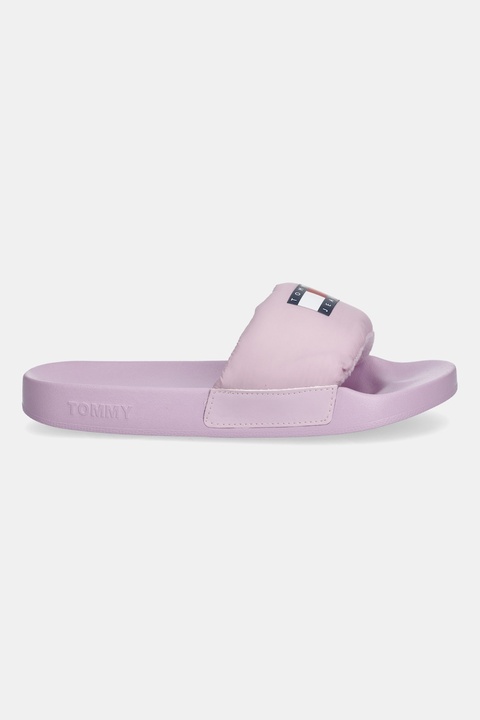 Tommy Jeans klapki TJW COMFY POOL SLIDE damskie kolor różowy EN0EN02854 - zdjęcie produktu nr 1