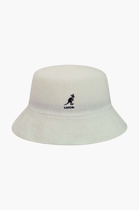 Kangol kapelusz Bermuda Bucket kolor biały K3050ST.WHITE-WHITE - zdjęcie produktu nr 1