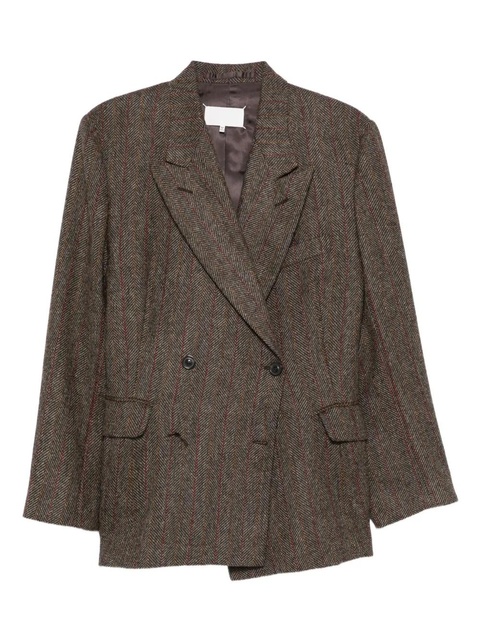 Maison Margiela double-breasted blazer - Brown - zdjęcie produktu nr 1