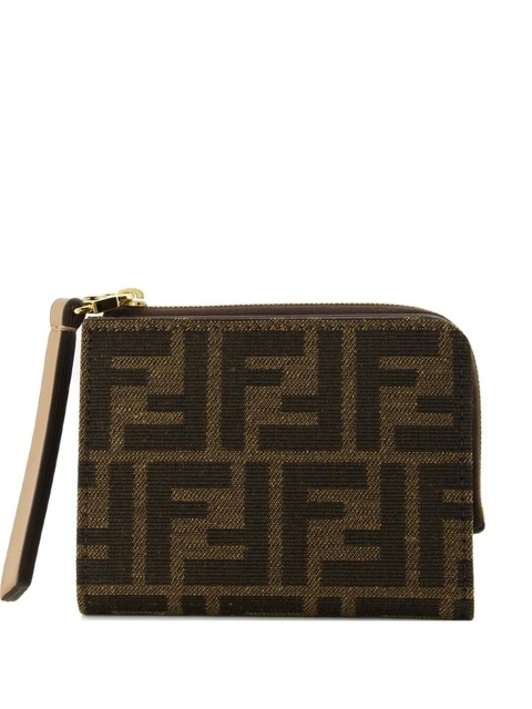 FENDI FF-motif zip wallet - Brown - zdjęcie produktu nr 1