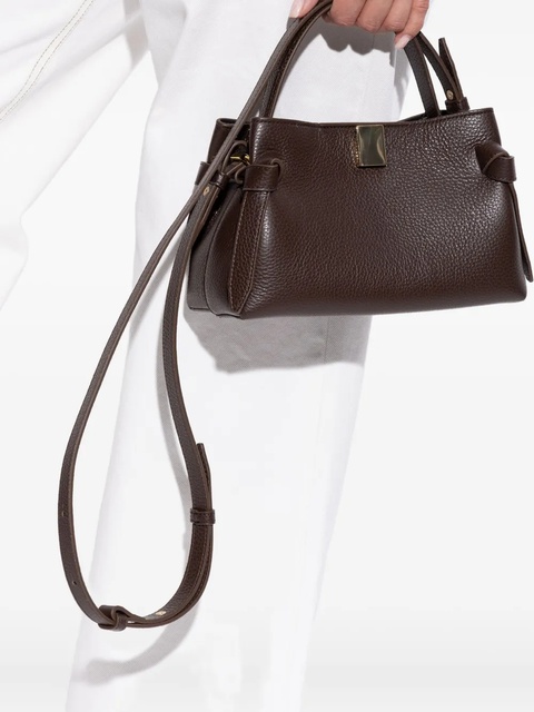 Yuzefi mini Gyoza knotted leather tote bag - Brown - zdjęcie produktu nr 2