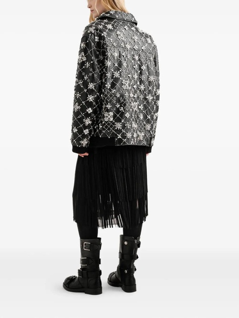 Dolce & Gabbana embellished quilted leather coat - Black - zdjęcie produktu nr 2