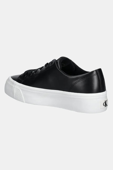 Calvin Klein Jeans sneakersy VULC FLATFORM LOW MG LTH kolor czarny YW0YW01771 - zdjęcie produktu nr 2