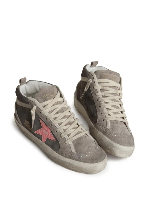 Golden Goose Mid Star suede sneakers - Grey - zdjęcie produktu nr 2
