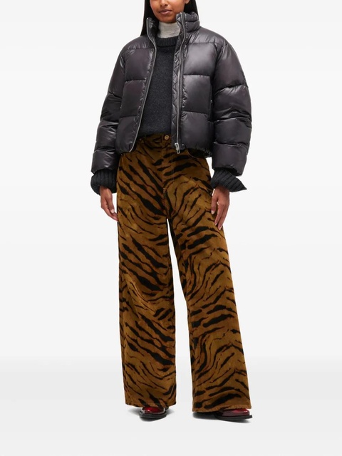 GANNI zipped puffer jacket - Black - zdjęcie produktu nr 2