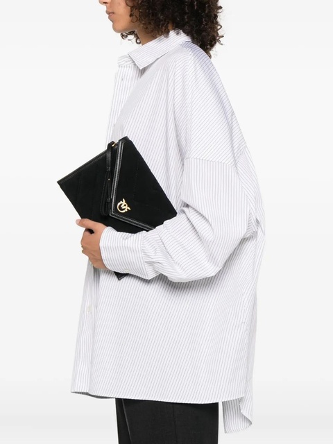 PINKO quilted flap clutch bag - Black - zdjęcie produktu nr 2