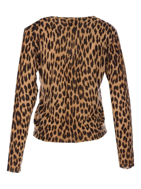 Zadig&Voltaire leopard-print button cardigan - Brown - zdjęcie produktu nr 2