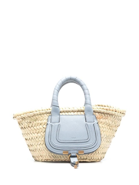 Chloé Marcie raffia tote bag - Neutrals - zdjęcie produktu nr 1