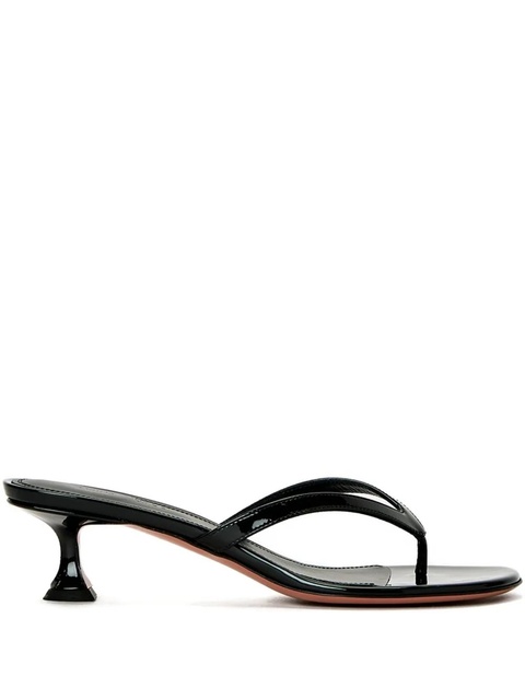 Amina Muaddi 45mm Juliette thong sandals - Black - zdjęcie produktu nr 1