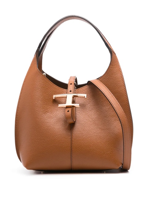 Tod's mini leather tote bag - Brown - zdjęcie produktu nr 1