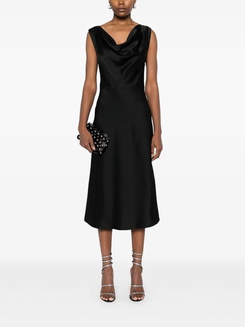 Blumarine cowl-neck midi dress - Black - zdjęcie produktu nr 2