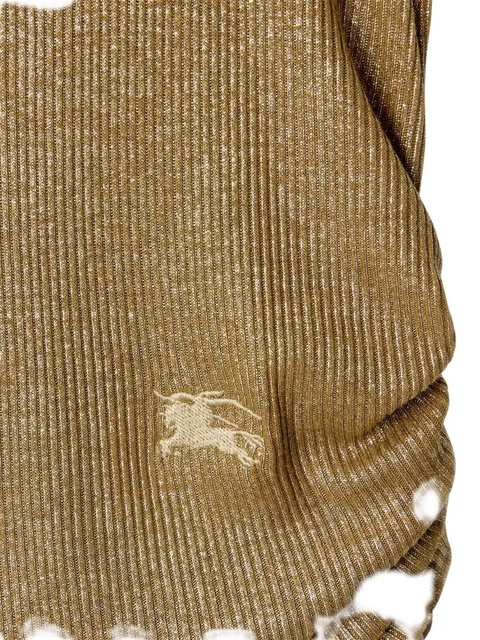 Burberry logo-embroidered tank top - Gold - zdjęcie produktu nr 2