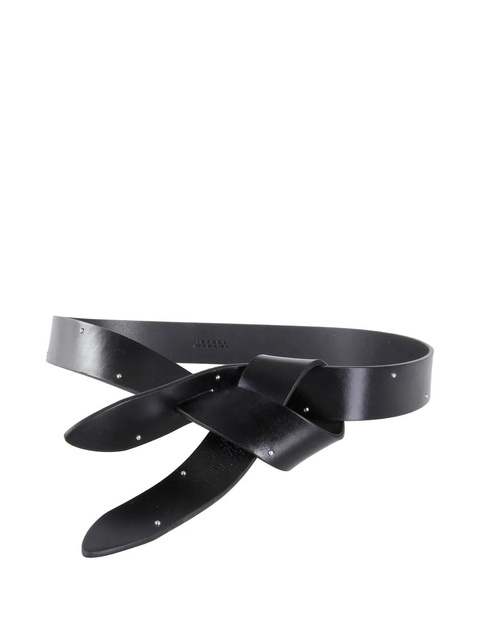 ISABEL MARANT knot-detail belt - Black - zdjęcie produktu nr 1