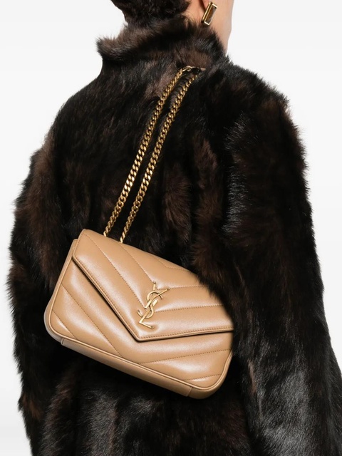 Saint Laurent small Loulou Matelassé shoulder bag - Neutrals - zdjęcie produktu nr 2