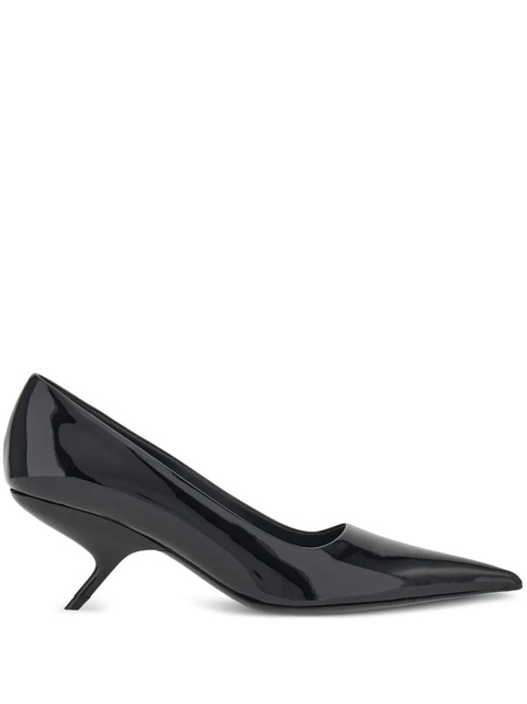 Ferragamo Eva 55mm leather pumps - Black - zdjęcie produktu nr 1