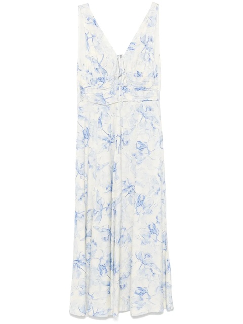 Maje floral midi dress - Blue - zdjęcie produktu nr 1