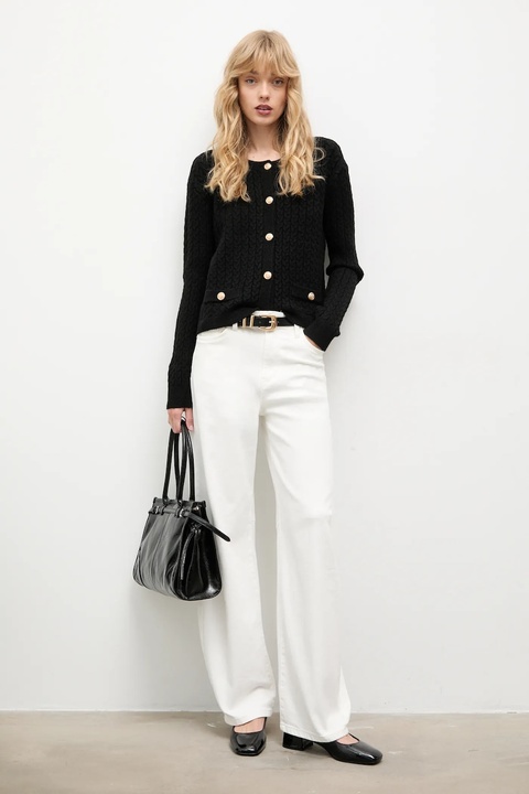 Answear.LAB kardigan damski kolor czarny - zdjęcie produktu nr 1