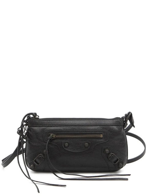 Balenciaga Le City leather shoulder bag - Black - zdjęcie produktu nr 1