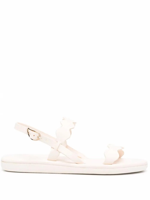 Ancient Greek Sandals Afros scalloped-strap sandals - Neutrals - zdjęcie produktu nr 1