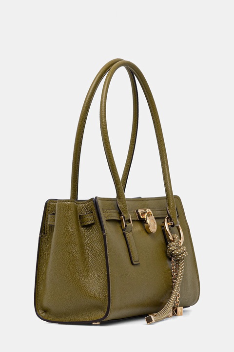 MICHAEL Michael Kors torebka skórzana kolor zielony 30F5GNXT0L - zdjęcie produktu nr 1