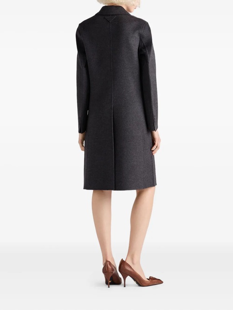 Prada double-breasted coat - Grey - zdjęcie produktu nr 1