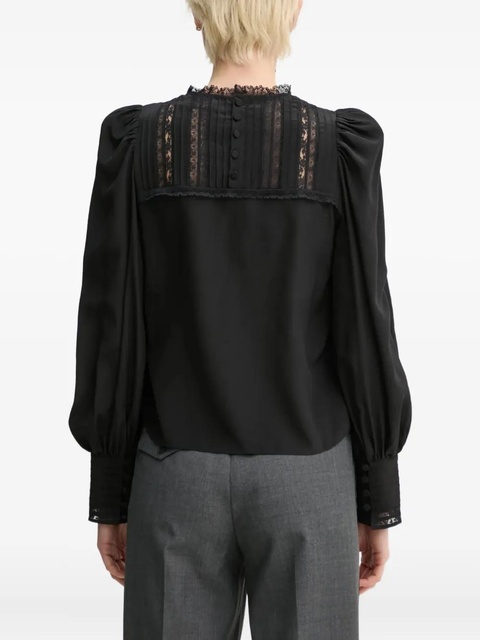 Zadig&Voltaire Thena silk blouse - Black - zdjęcie produktu nr 2