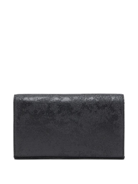 Diesel 1DR logo-plaque glitter wallet - Black - zdjęcie produktu nr 2