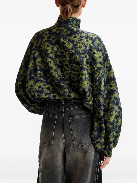 Essentiel Antwerp abstract-pattern blouse - Green - zdjęcie produktu nr 2