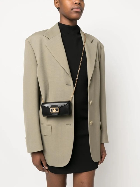 Lanvin logo-plaque mini bag - Black - zdjęcie produktu nr 2
