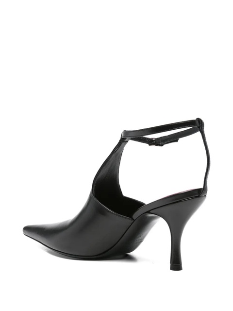 Magda Butrym 85mm pointed-toe ankle-strap pumps - Black - zdjęcie produktu nr 1
