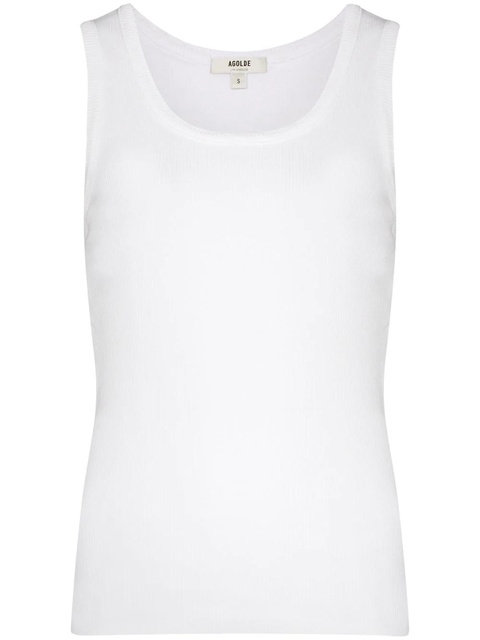 AGOLDE sleeveless tank top - White - zdjęcie produktu nr 1