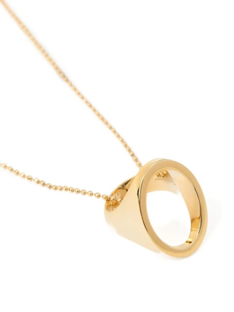 MM6 Maison Margiela ring-charm necklace - Gold - zdjęcie produktu nr 2