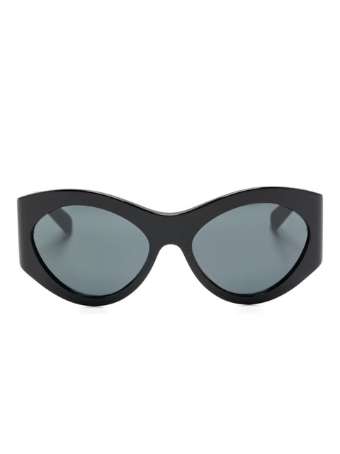 Saint Laurent Eyewear SL 854 oval-frame sunglasses - Black - zdjęcie produktu nr 1