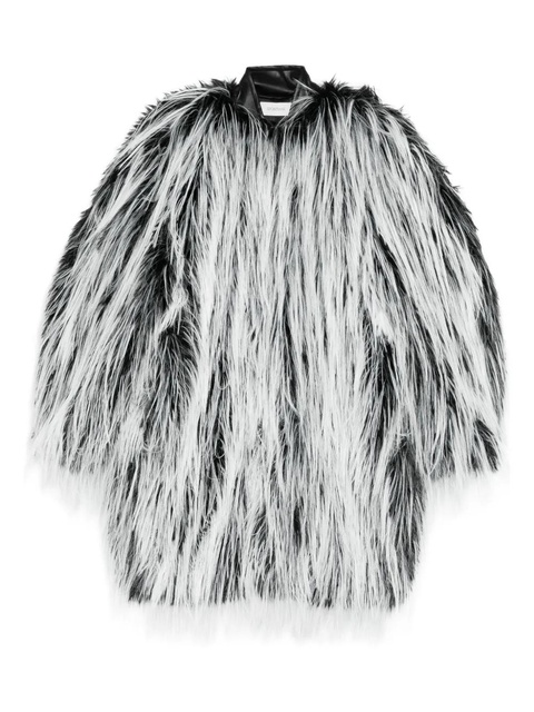 Sportmax Runway faux-fur coat - White - zdjęcie produktu nr 1