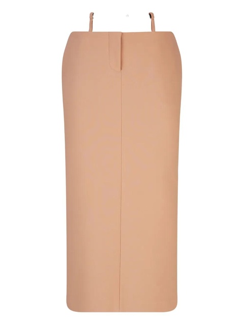 The Attico rear-slit midi skirt - Pink - zdjęcie produktu nr 1