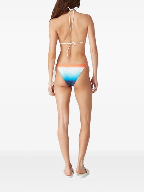 Casablanca ombre tie-side bikini bottom - White - zdjęcie produktu nr 2