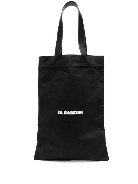 Jil Sander large Flat Shopper tote bag - Black - zdjęcie produktu nr 1