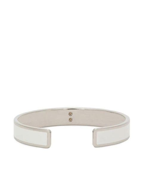 Dolce & Gabbana logo-plaque cuff bracelet - Silver - zdjęcie produktu nr 1